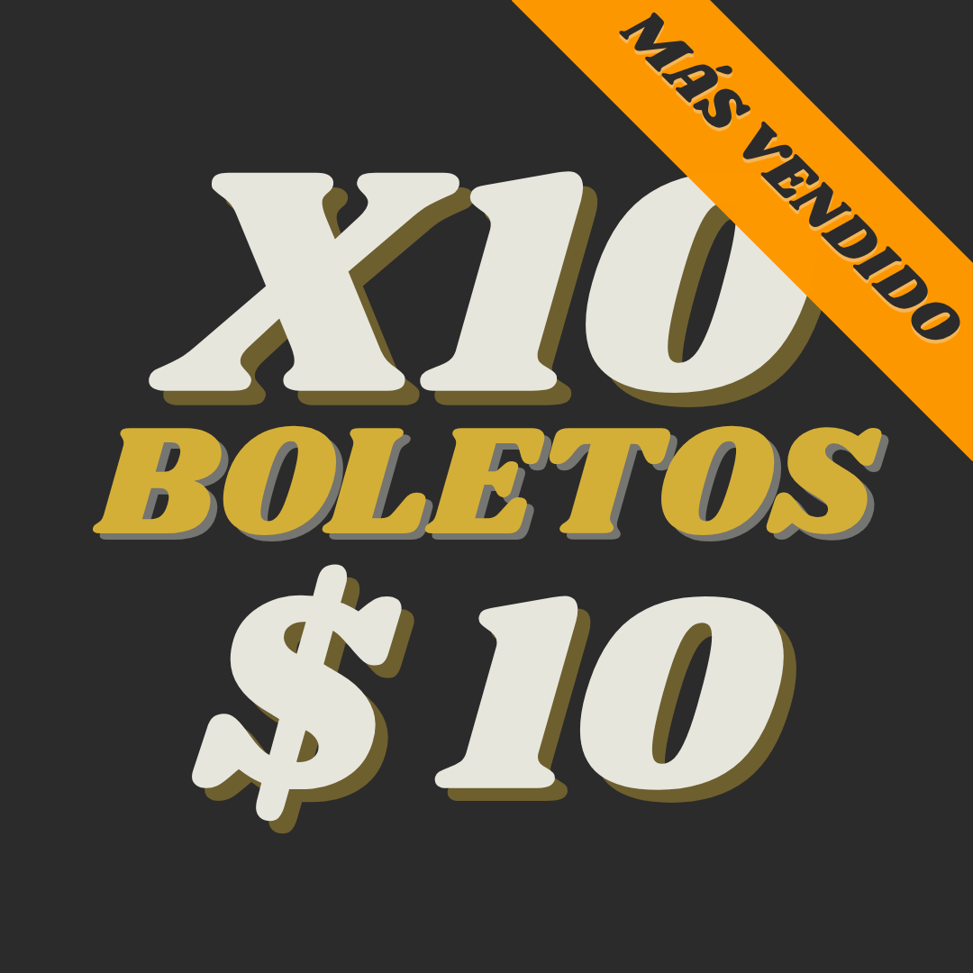 Paquete x10 tickets