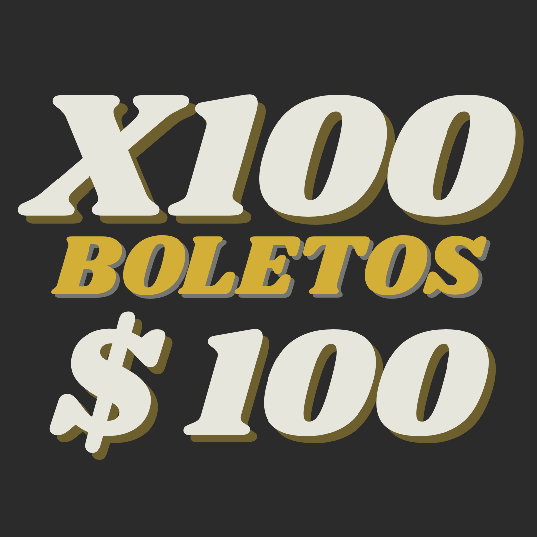 Paquete x100 tickets