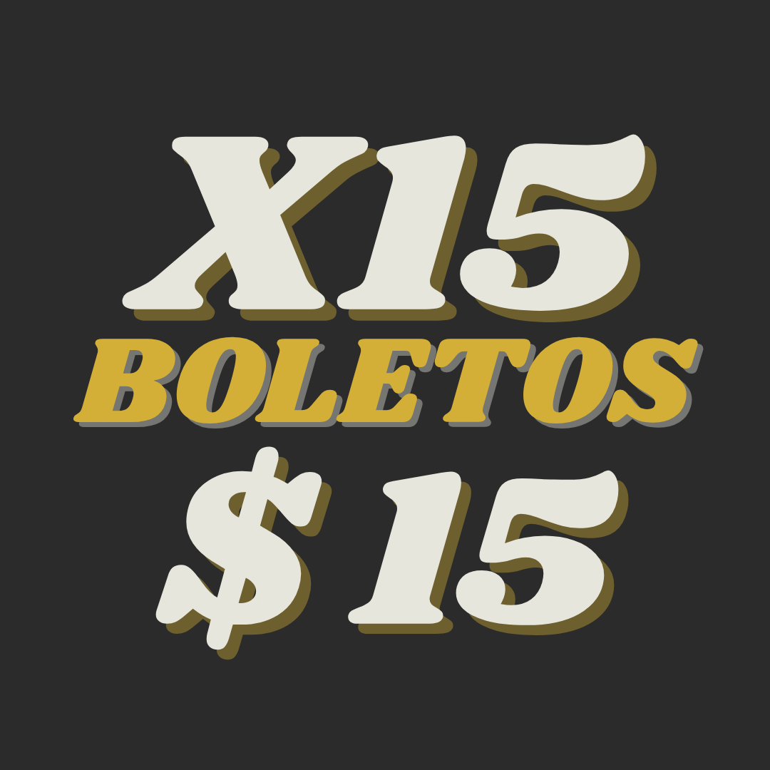 Paquete x15 tickets