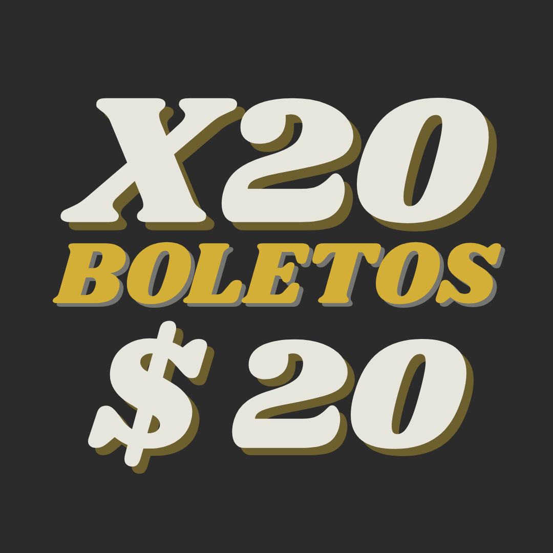 Paquete x20 tickets