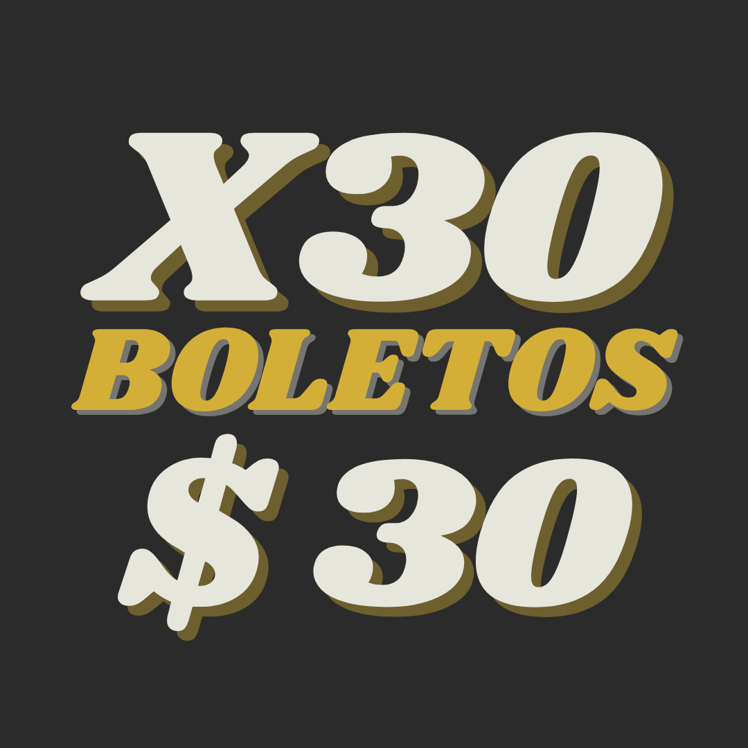 Paquete x30 tickets